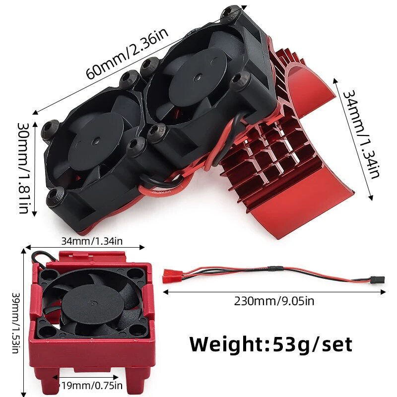 Remote Control Toys - Set di Doppie Ventole di Raffreddamento