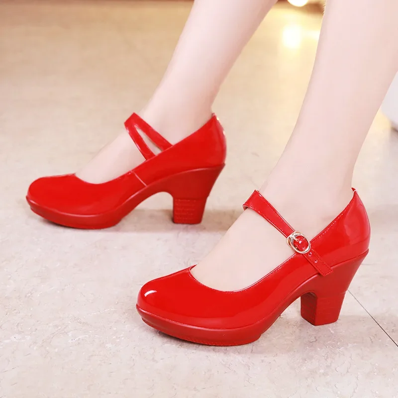 Building Blocks - Scarpe Mary Jane con tacco medio