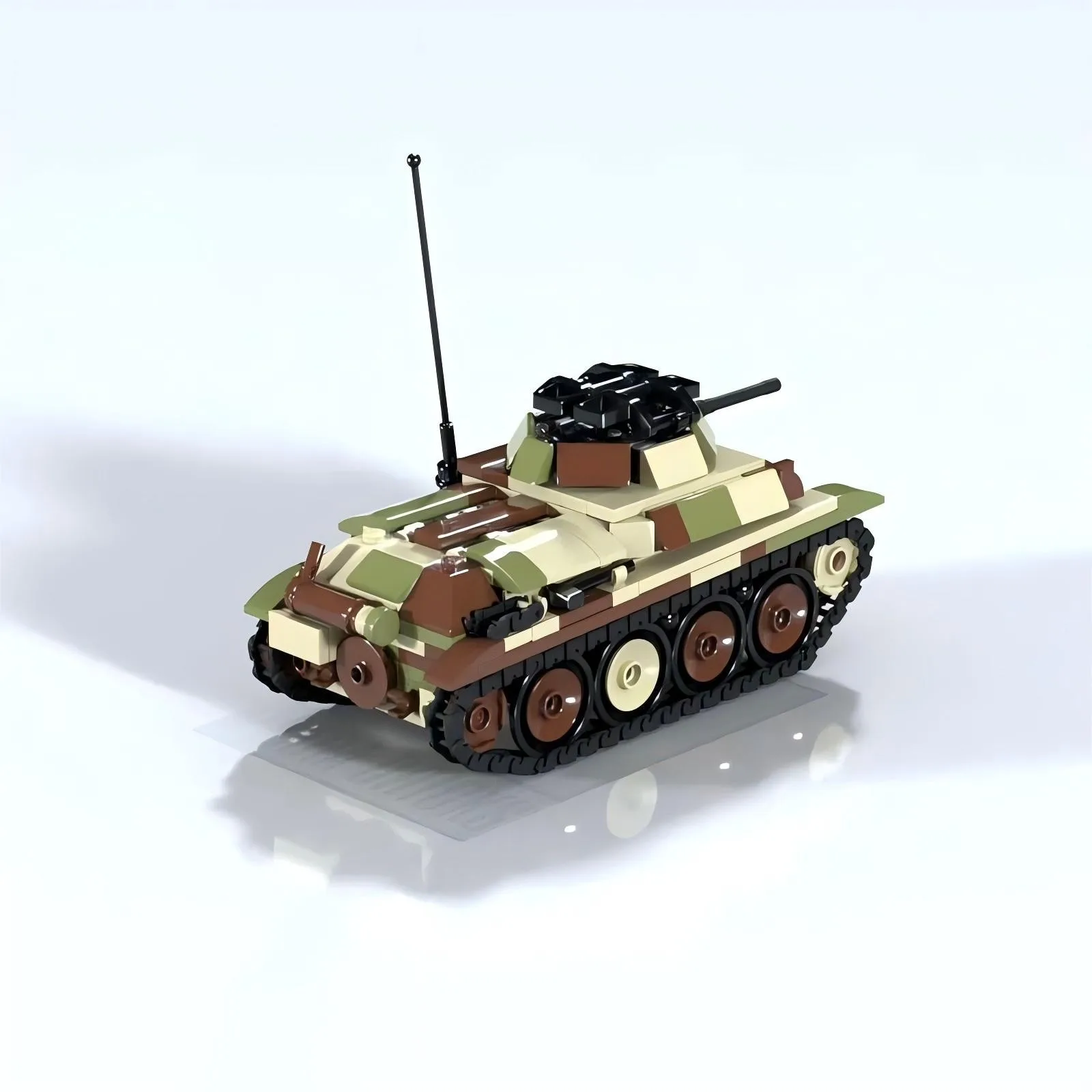 Lego Compatible Military Tank - Blocchi da Costruzione Veicolo da Combattimento