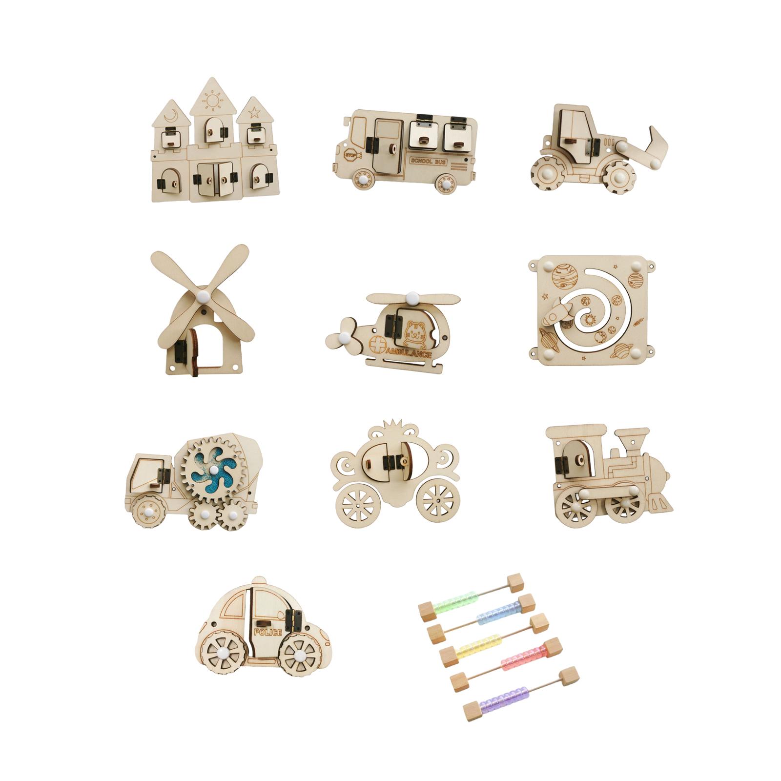 Pannello sensoriale in legno f - Montessori Wooden Busy Board Toddler recensione e prezzo