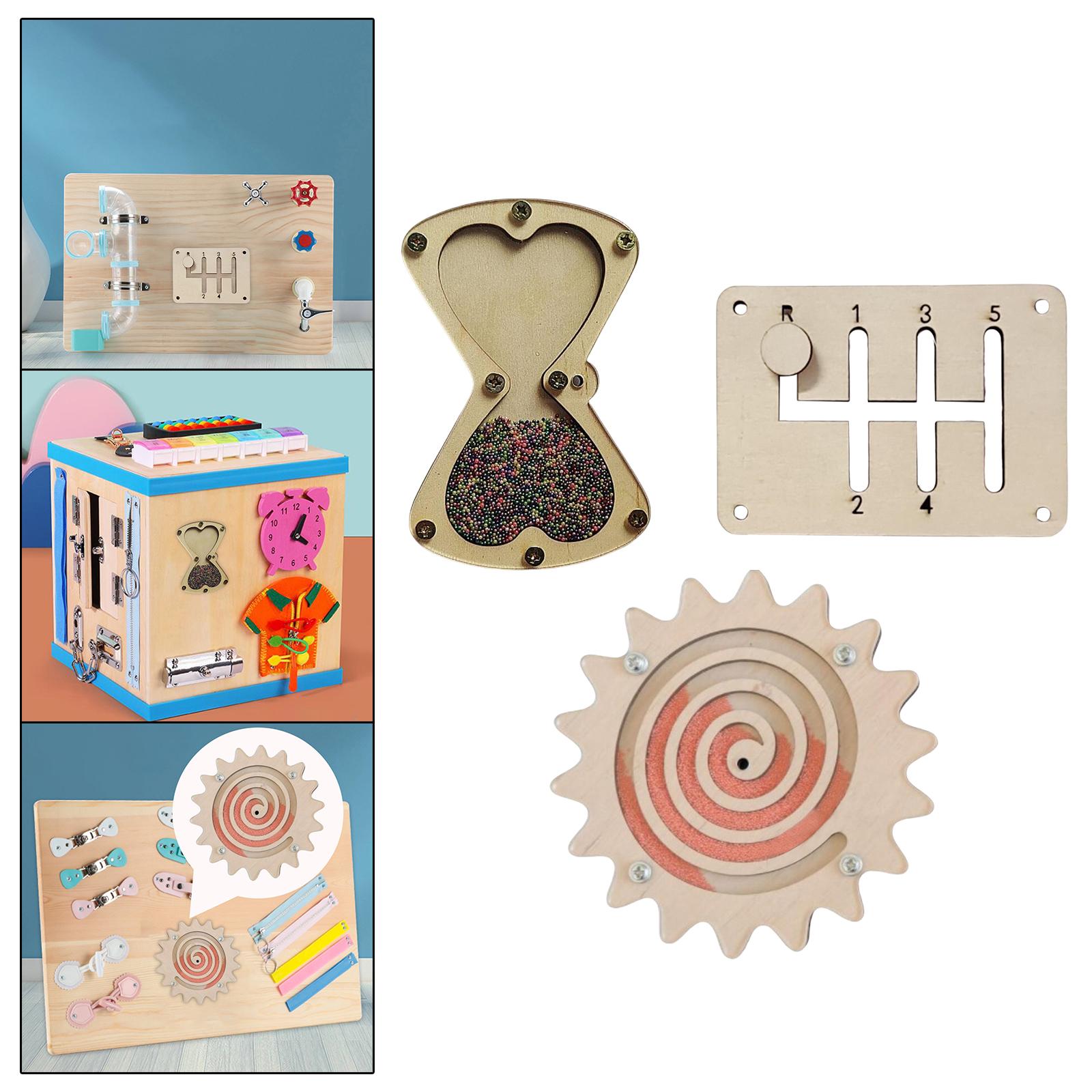 Accessori per pannello sensori - Montessori Wooden Busy Board Toddler recensione e prezzo