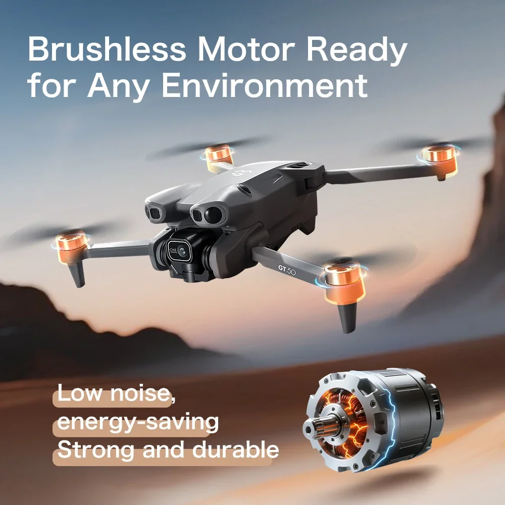 Drone FPV 4K/6K/8K GT50 con do - Fpv Brushless Rc Drone 4K recensione e prezzo