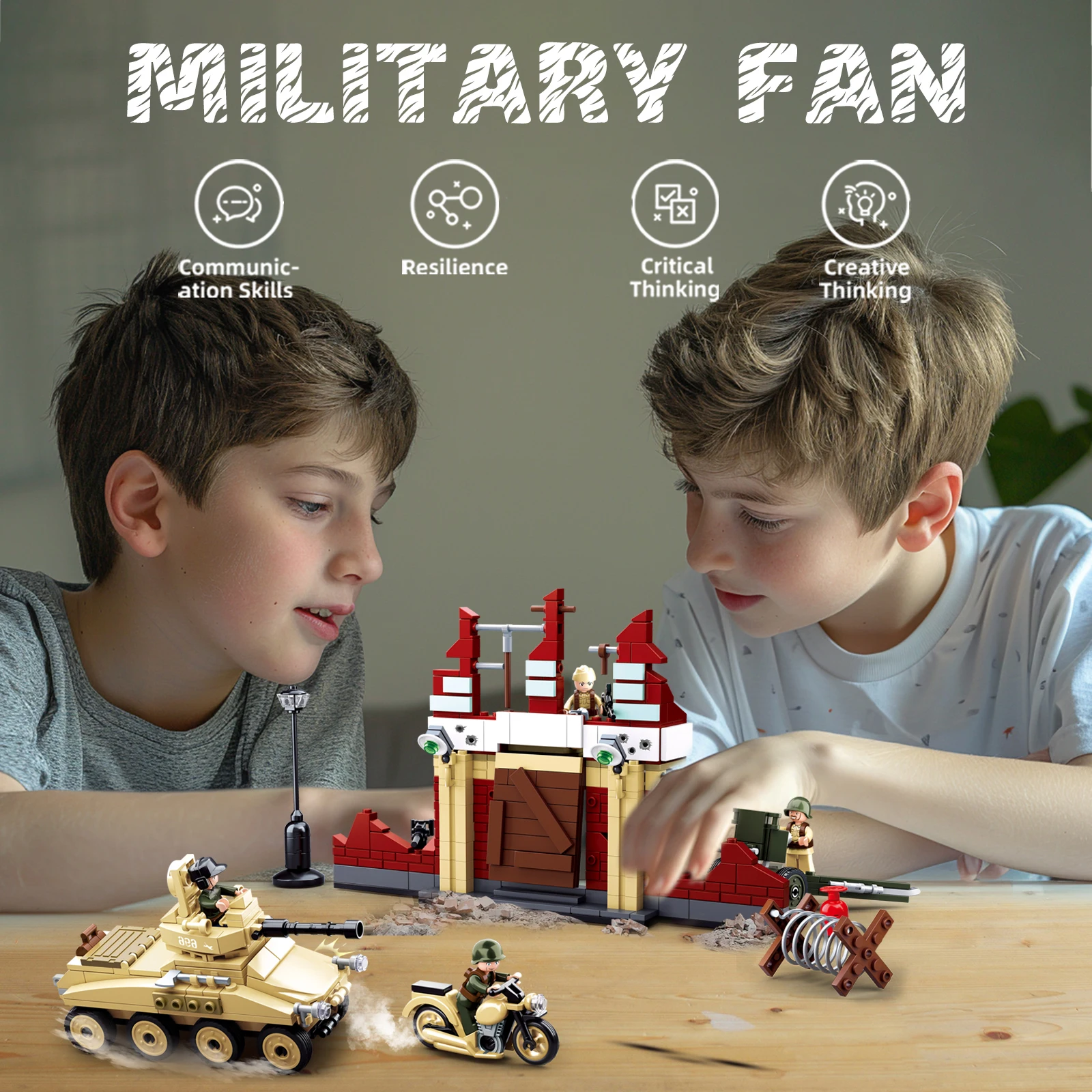 Set di 479 Pezzi di Blocchi da - Lego Compatible Military Tank recensione e prezzo